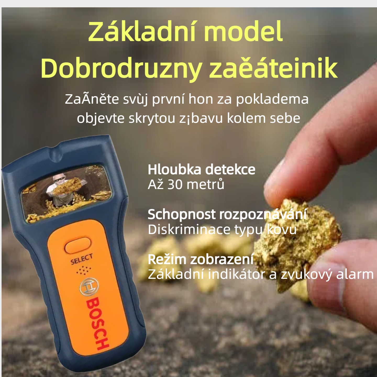 Zapomeňte na obyčejné detektory! 🔍 Revoluční technologie pro hledače pokladů: Pronikněte hluboko a najděte cennosti, které ostatní přehlédnou.