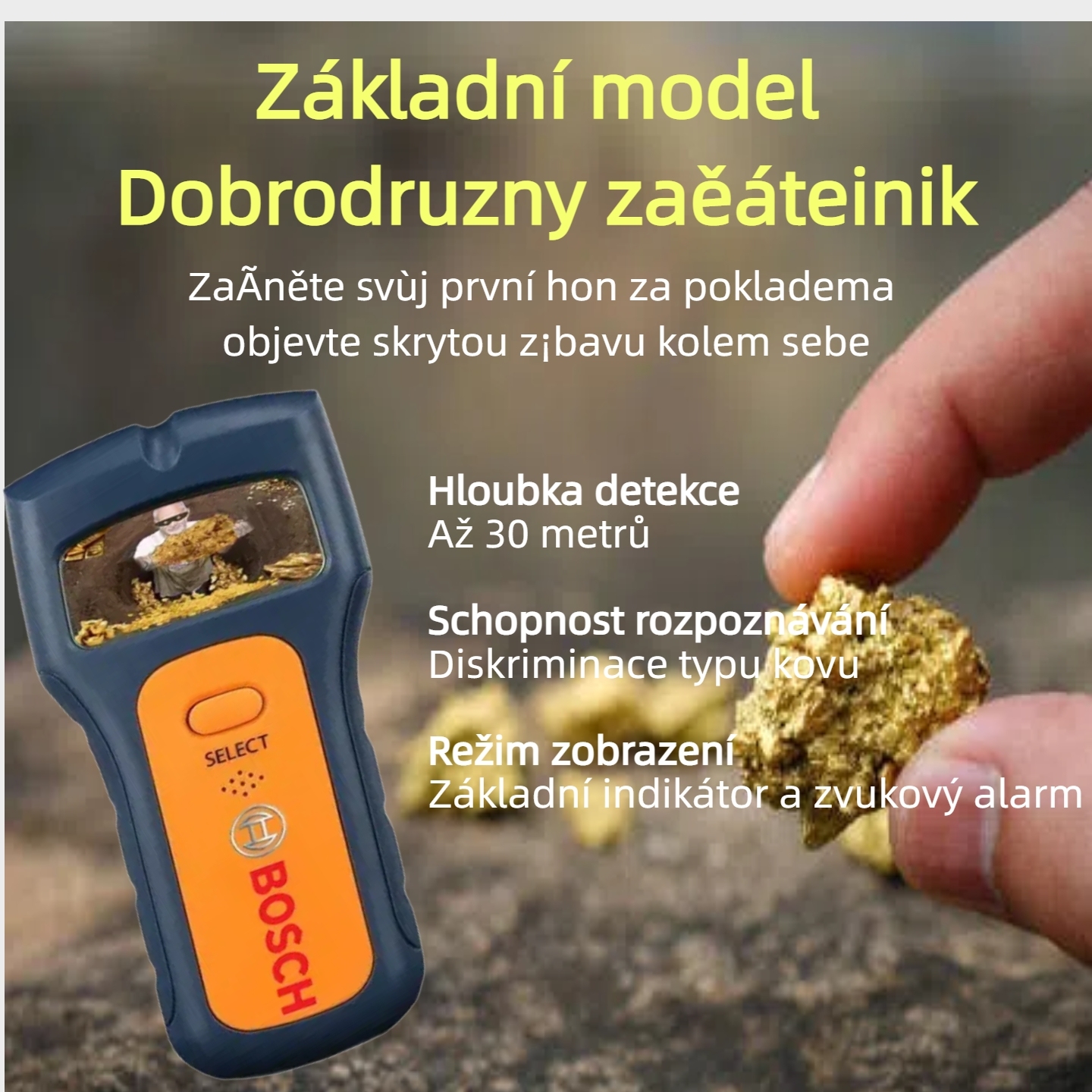 Zapomeňte na obyčejné detektory! 🔍 Revoluční technologie pro hledače pokladů: Pronikněte hluboko a najděte cennosti, které ostatní přehlédnou.