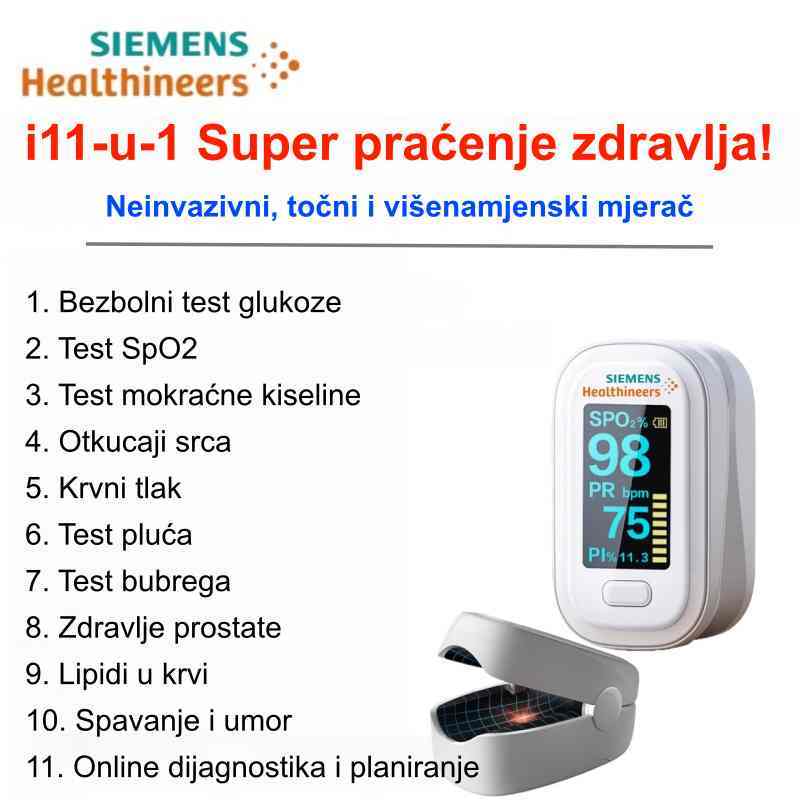 Siemens donosi kraj iglama: Uđite u eru beskontaktnog mjerenja! 🚀 Revolucija senzora prikazuje potrebne vrijednosti bez ijednog uboda. Maksimalna udobnost i točnost za 3 sekunde.