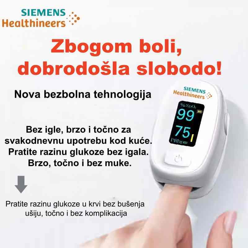 Siemens donosi kraj iglama: Uđite u eru beskontaktnog mjerenja! 🚀 Revolucija senzora prikazuje potrebne vrijednosti bez ijednog uboda. Maksimalna udobnost i točnost za 3 sekunde.