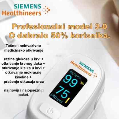 Siemens donosi kraj iglama: Uđite u eru beskontaktnog mjerenja! 🚀 Revolucija senzora prikazuje potrebne vrijednosti bez ijednog uboda. Maksimalna udobnost i točnost za 3 sekunde.