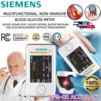 馃寛Technological innovation in medical research in 2025: Siemens painless and non-invasive portable blood glucose meter, monitoring blood sugar health has never been easier!