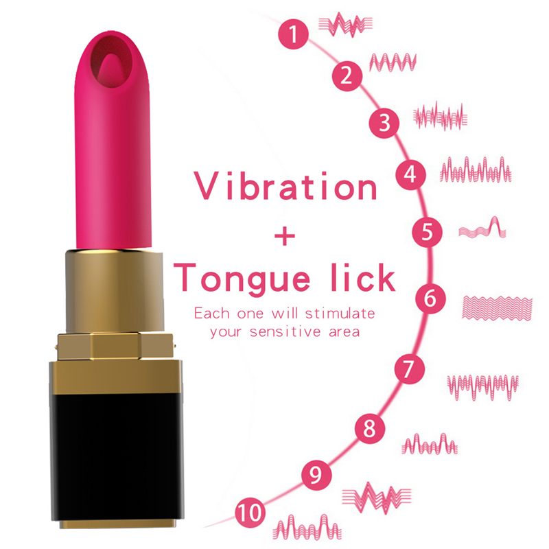 🔥2023 latest explosion low price 49%OFF💥💥-Water-resistant lipstick vibrator toy