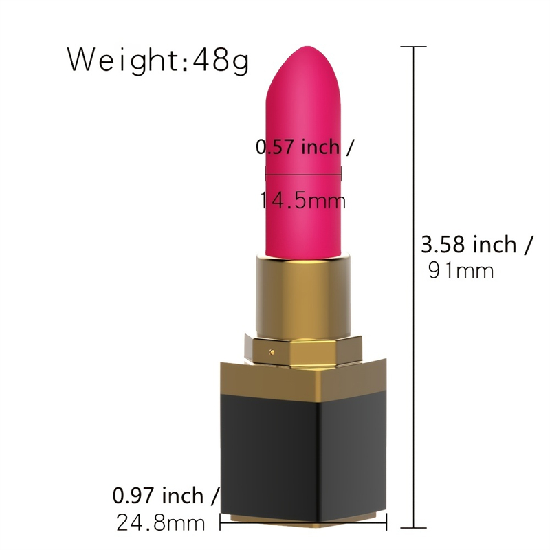 🔥2023 latest explosion low price 49%OFF💥💥-Water-resistant lipstick vibrator toy