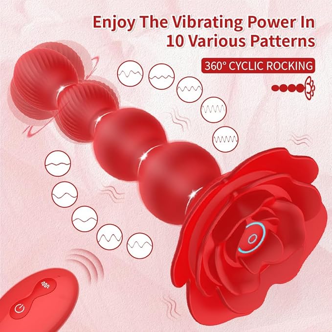 Gradient Rose Beads🔥🔥 -- Female Butt Plug💥💥