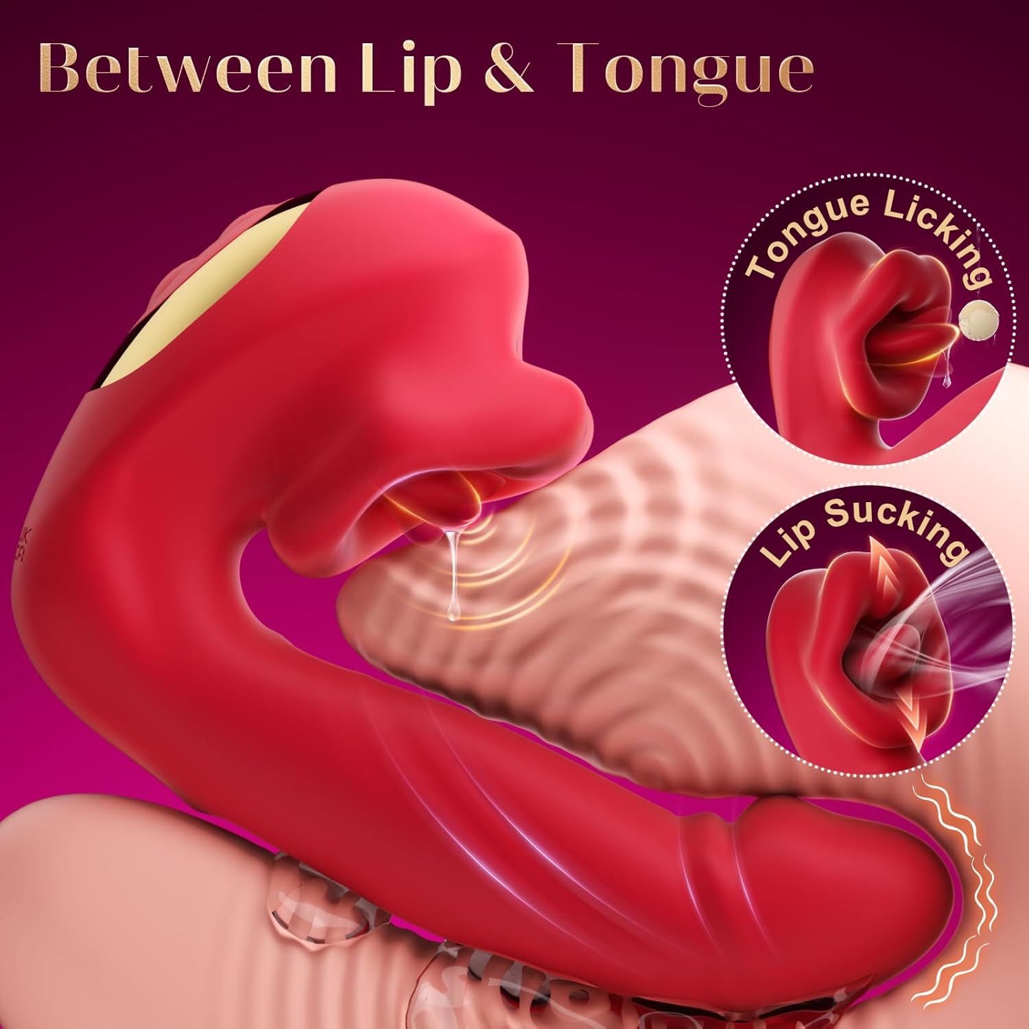 🌹👅2025 New Wave Vibration Series - Devil's Tongue vibrator