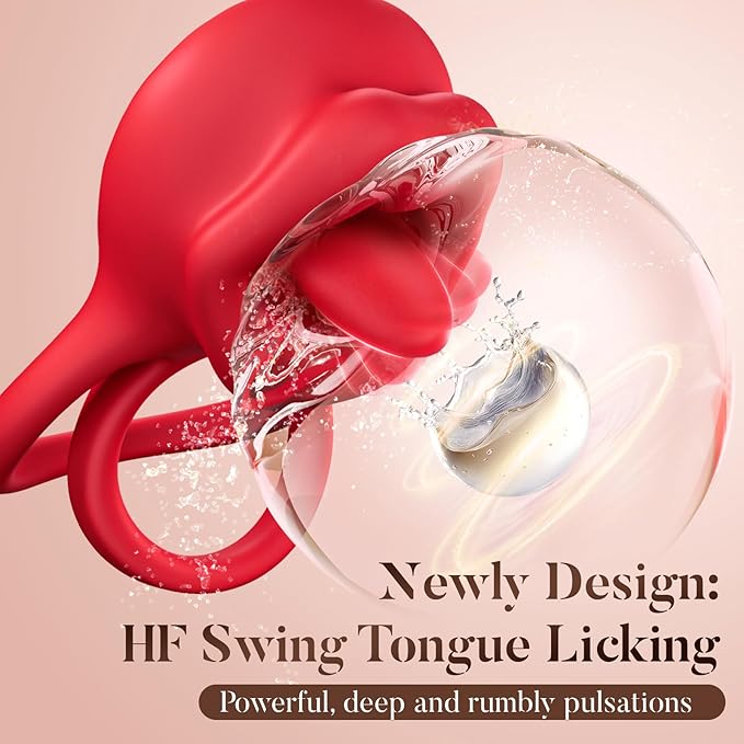 💥🔥New release of the Master of Sexual Desire series - Wild Tongue Vibration Ring