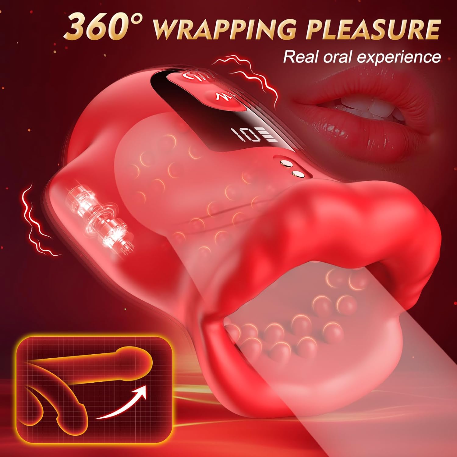 🔥💥Special release of the Supreme Series -- 💋Big Mouth Penis Trainer