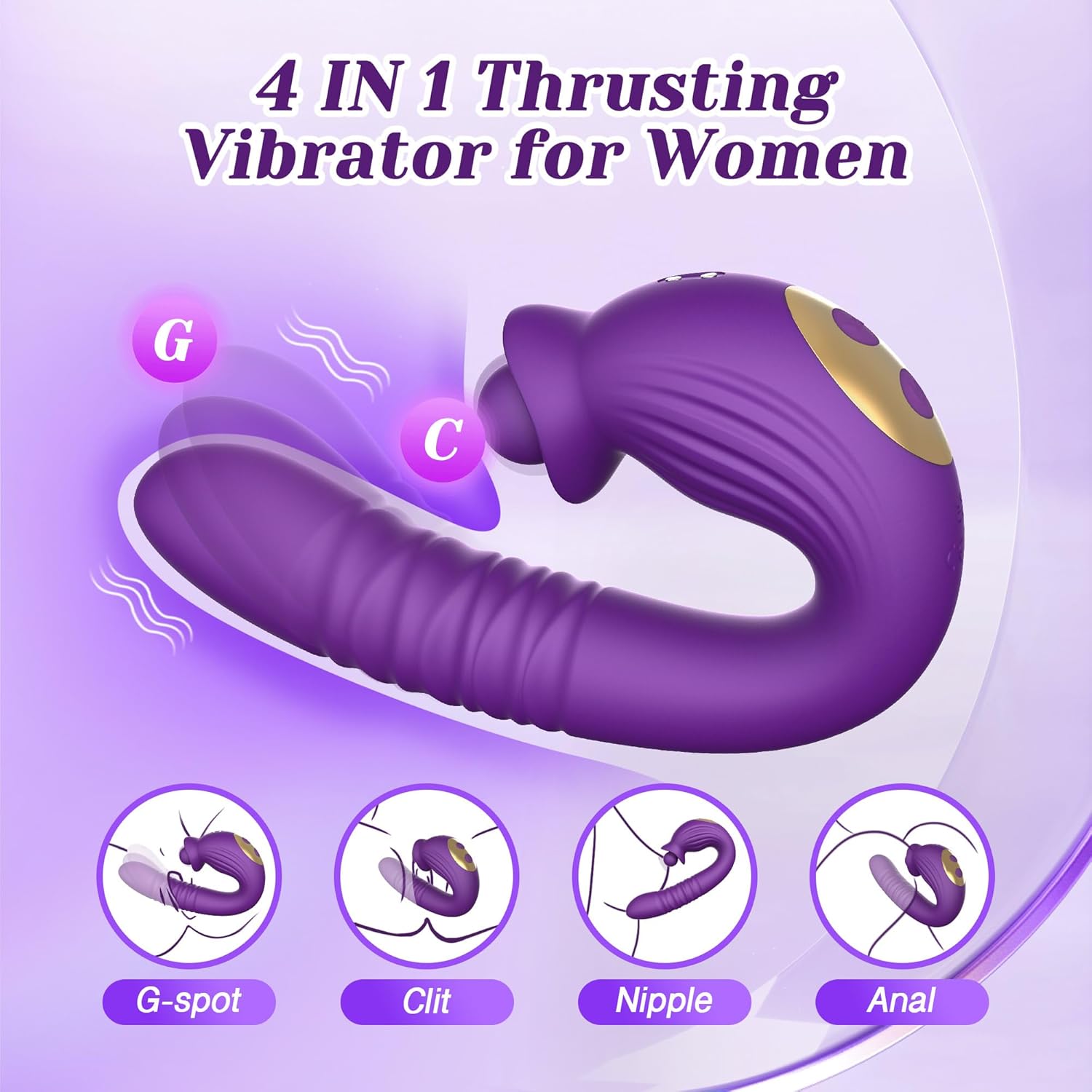 🔥💥2025 New Supreme Series Launch - 4-in-1 G-Spot Vibrator
