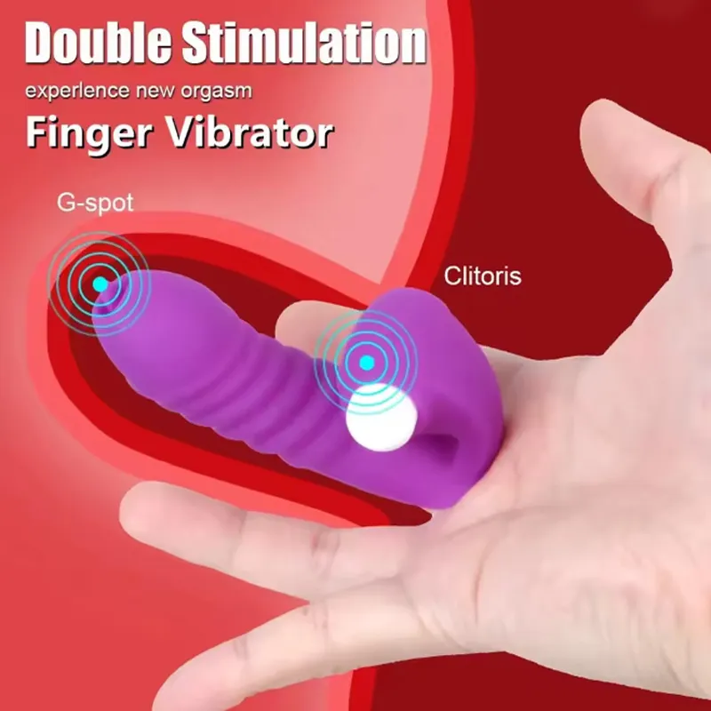 🔥💕2025 New Release -Tongue licking vibrating finger sleeve