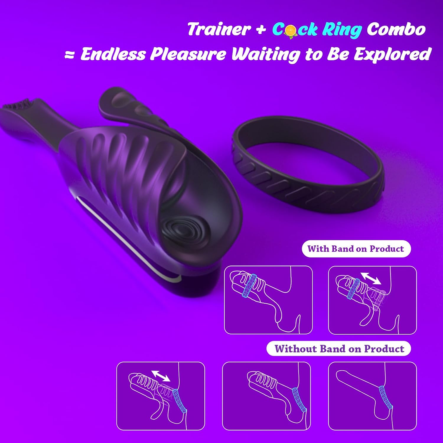 🔥🔥The secret weapon for lasting power - 3-in-1 male masturbator