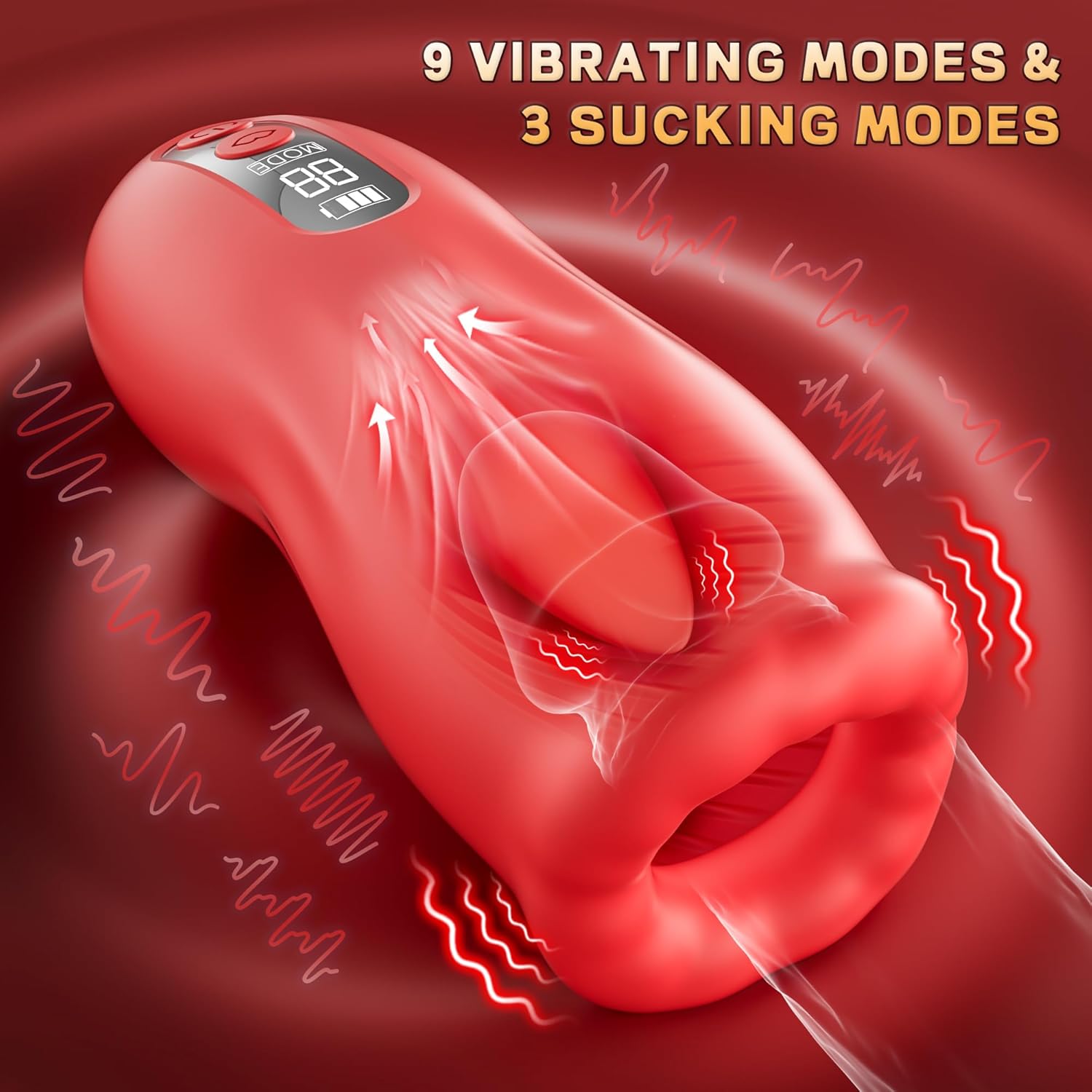 🔥🫦2025 New Kiss Mark Series - Red Lips Masturbator