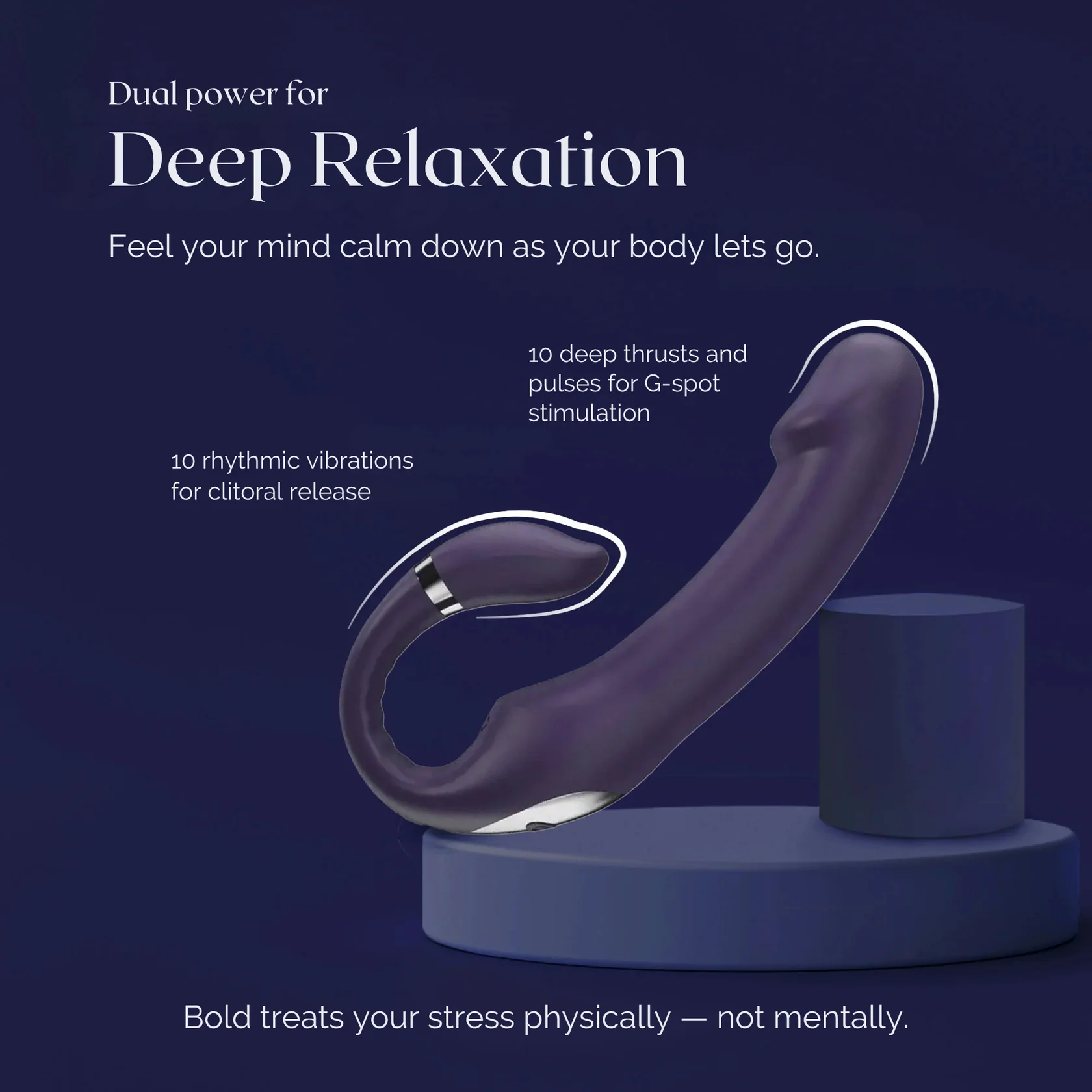 🔥🔥2025 Newly Launched Stress Reset Vibrator - Bold