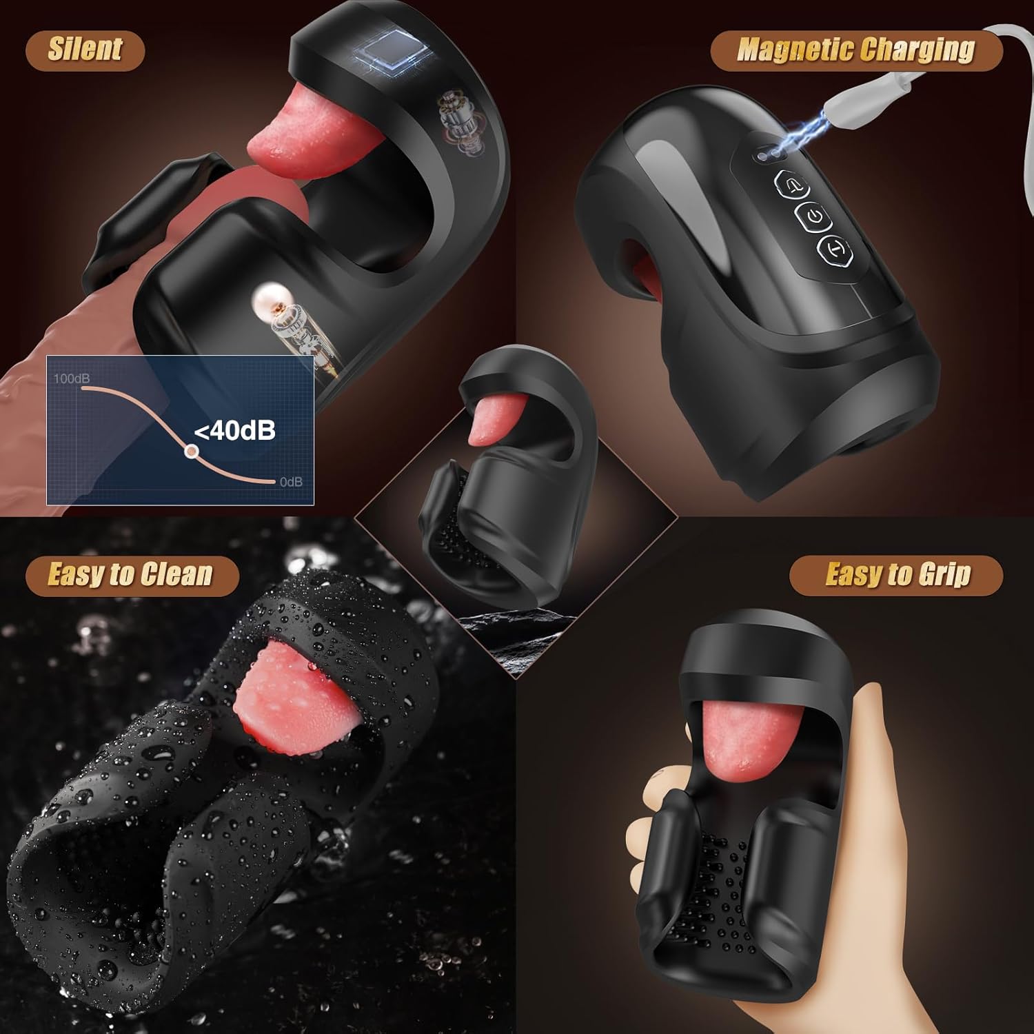 💥Supreme New Penile masturbation Device - 💖Oral Sex Masturbation device