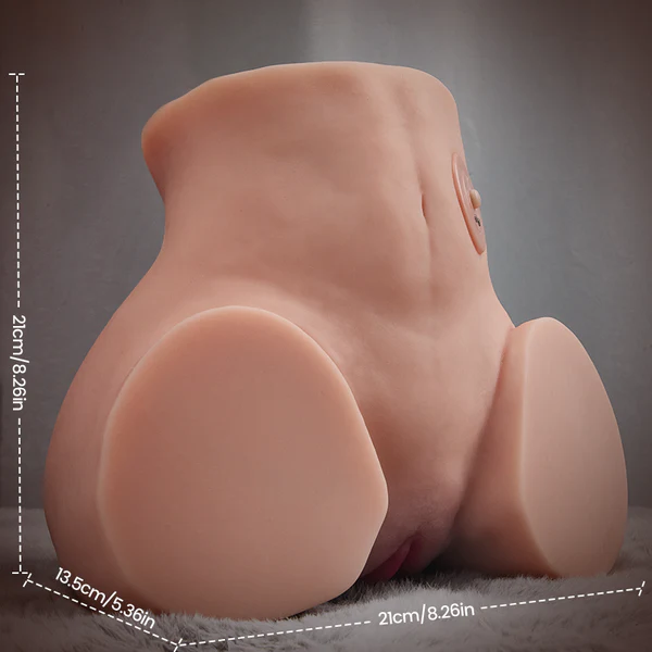 Sex Simulation Device – 2-in-1 electric sex doll, 7 vibration modes, 100% waterproof, realistic buttocks.