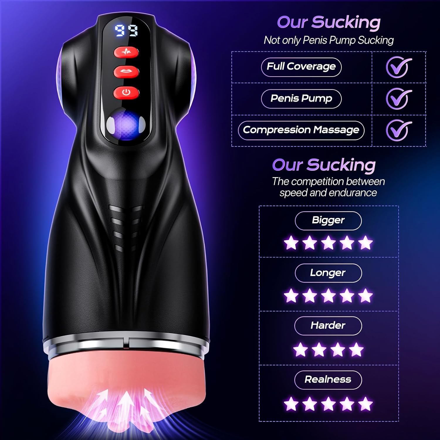 🔥🔥2025 Best-Selling Male Masturbation Toy - Realistic Vaginal Design