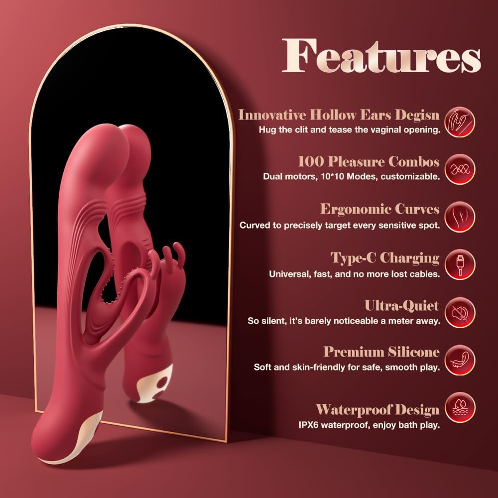 😘🔥Libido Loft 's Latest Product - 💖Crazy Rabbit orgasm stick 