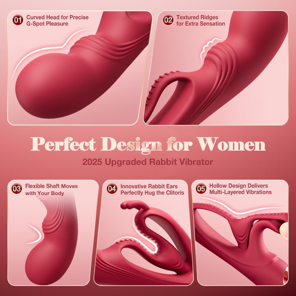 😘🔥Libido Loft 's Latest Product - 💖Crazy Rabbit orgasm stick 