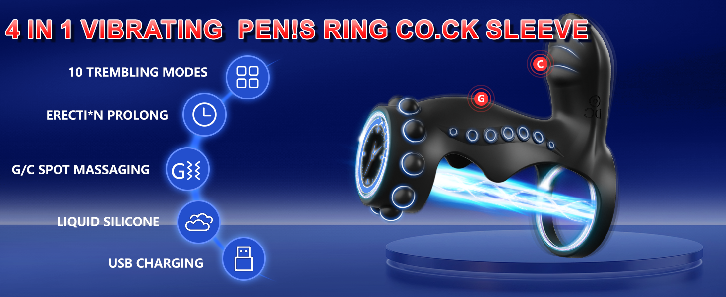 男性成人玩具环套训练器震动棒