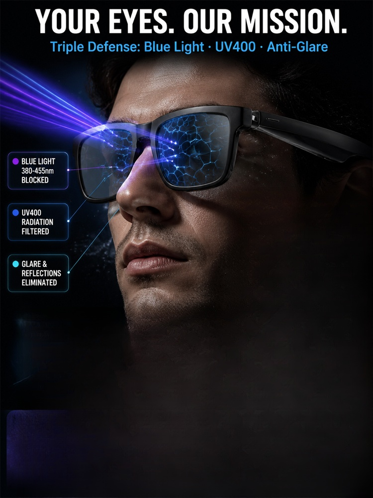 AI Smart Bluetooth Glasses