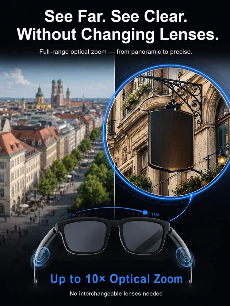 AI Smart Bluetooth Glasses
