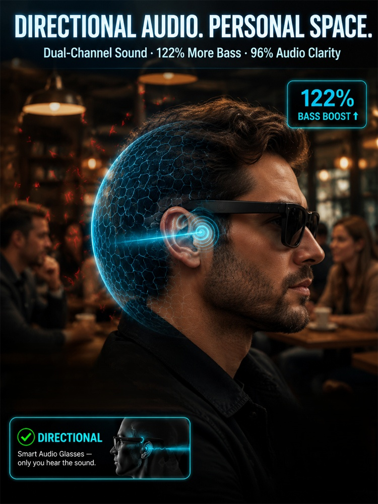 AI Smart Bluetooth Glasses