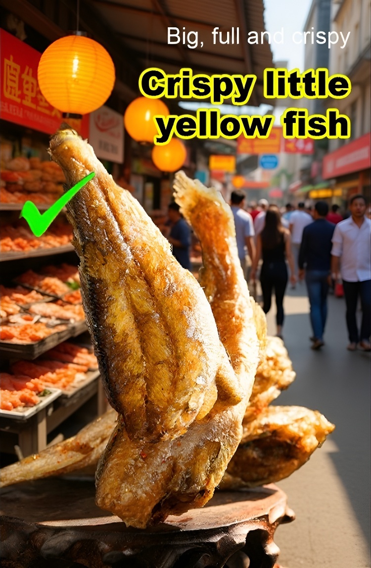 High-protein ready-to-eat deep-sea fish crisps