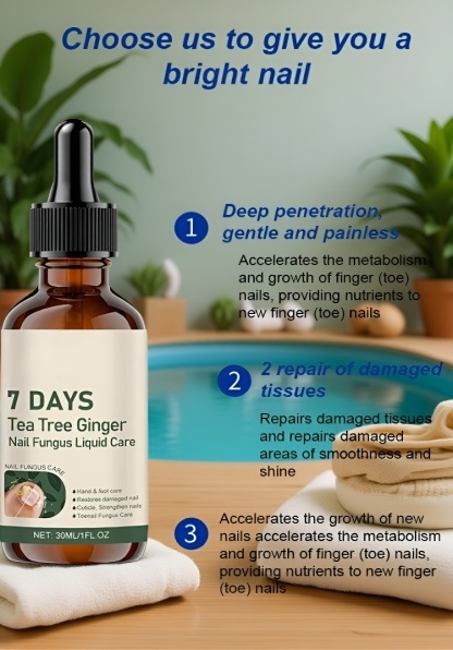 【Nail Care Solution】Eliminate onychomycosis in 7 days!