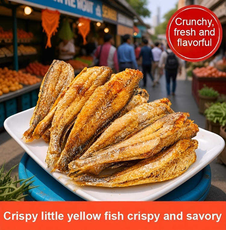 High-protein ready-to-eat deep-sea fish crisps