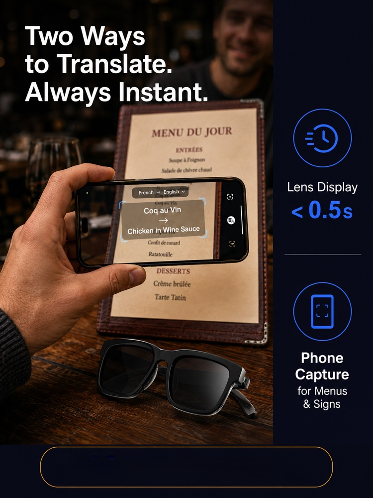 AI Smart Bluetooth Glasses