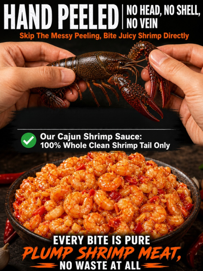 【 Ready to eat in seconds!】Premium Garlic Shrimp Jar