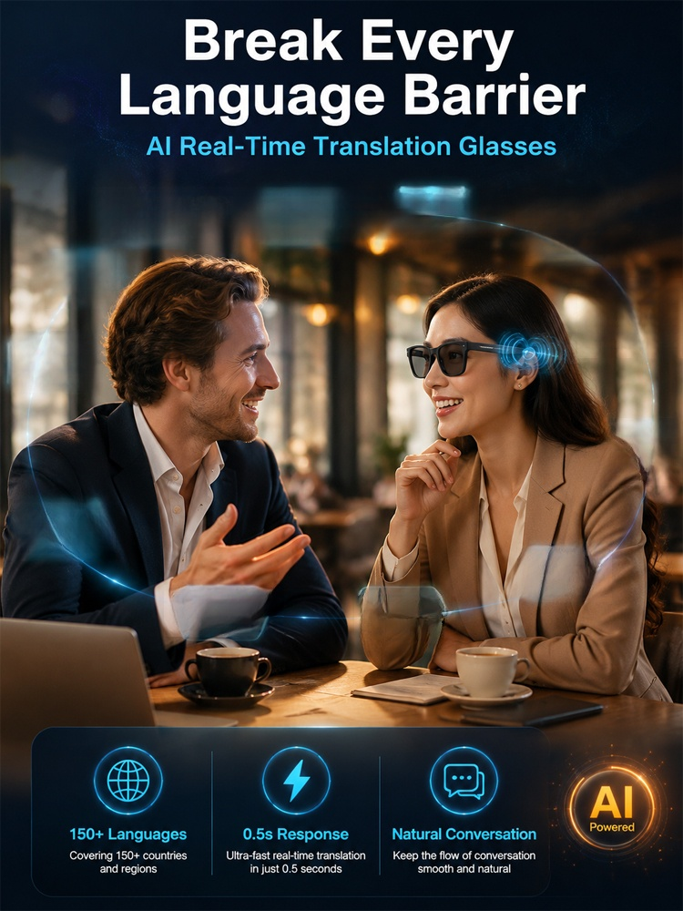 AI Smart Bluetooth Glasses