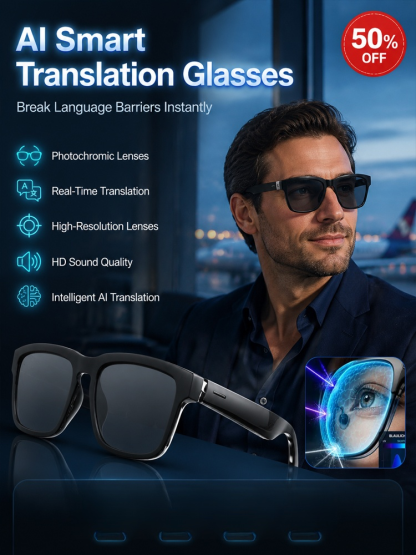 AI Smart Bluetooth Glasses