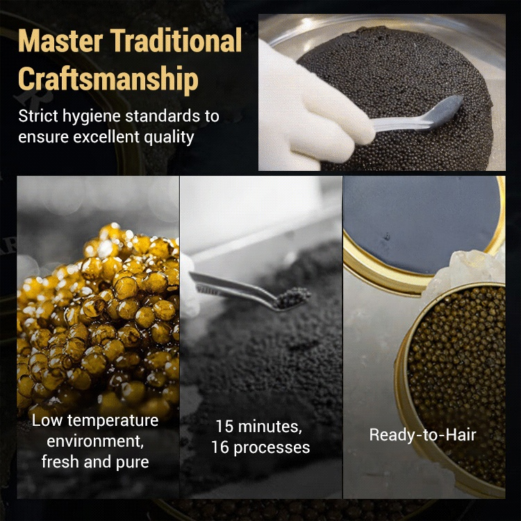 【Deep-sea delicacies, bouncy and bursting with flavor】Beluga caviar