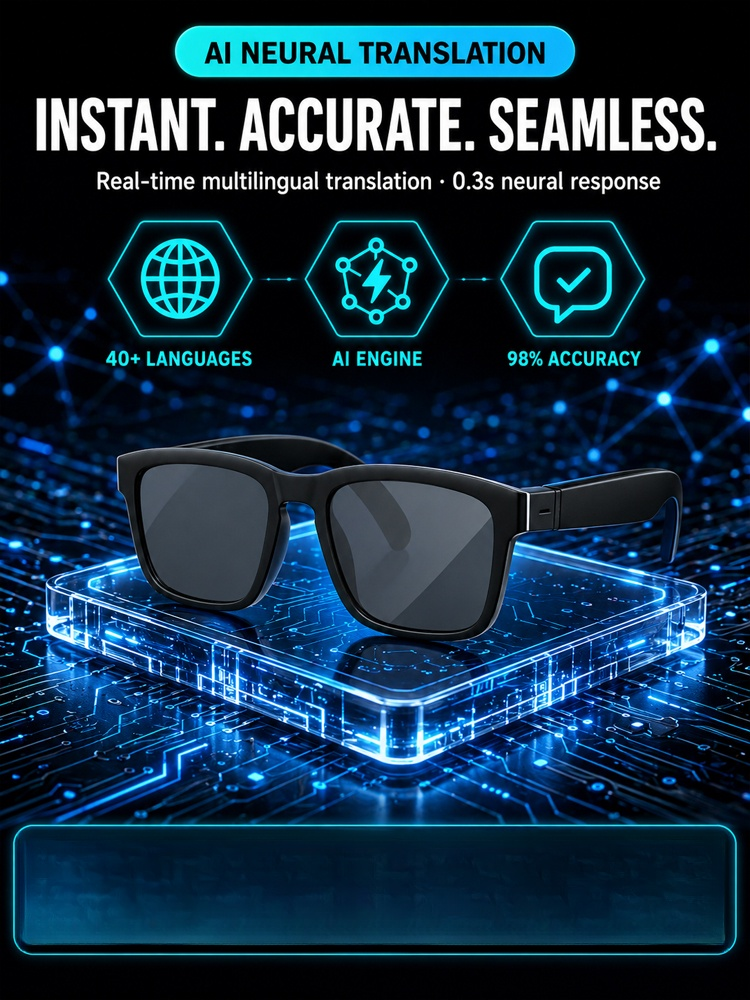 AI Smart Bluetooth Glasses