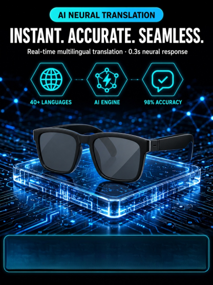 AI Smart Bluetooth Glasses