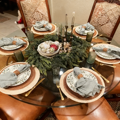 🎅⛄2025 års juliga riktigt känsliga konstgjorda cederslingor