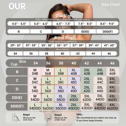 🌟 Wire-Free Support Bra – Naturlig form, starkt stöd & total komfort hela dagen