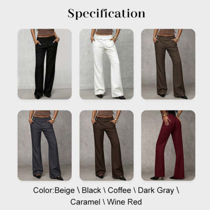 ✨ Eleganta Vida Kostymbyxor för Dam – Hög Midja, Smickrande Passform & Stilren Komfort