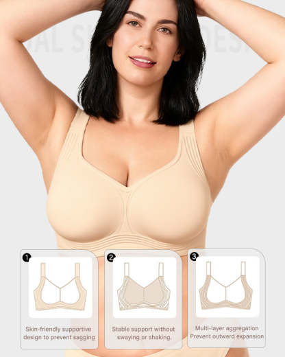 Comfortable Wireless Full Coverage Jelly Smoothing Bra 2.0