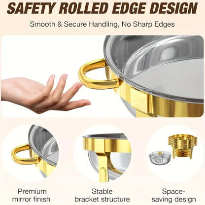 Stainless Steel Chafing Dish Buffet Set