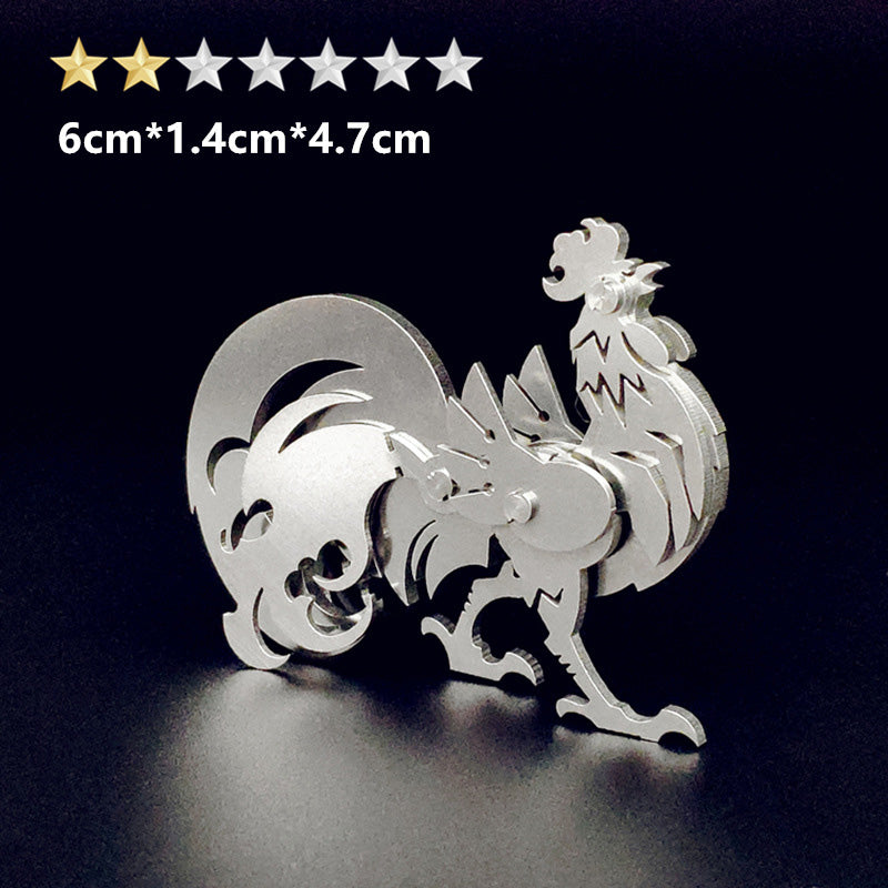 3D Stainless Steel Mythical Creature Puzzle Kit