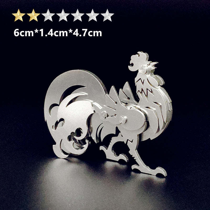 3D Stainless Steel Mythical Creature Puzzle Kit
