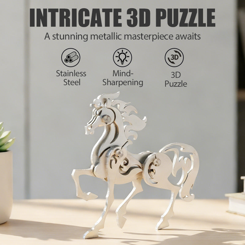 3D Stainless Steel Mythical Creature Puzzle Kit