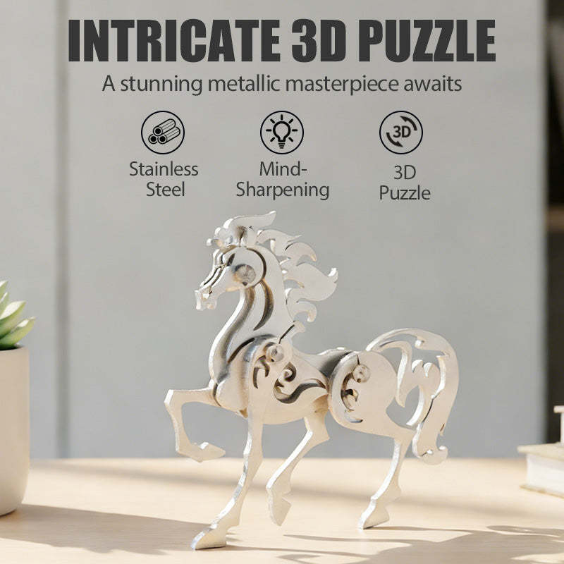 3D Stainless Steel Mythical Creature Puzzle Kit