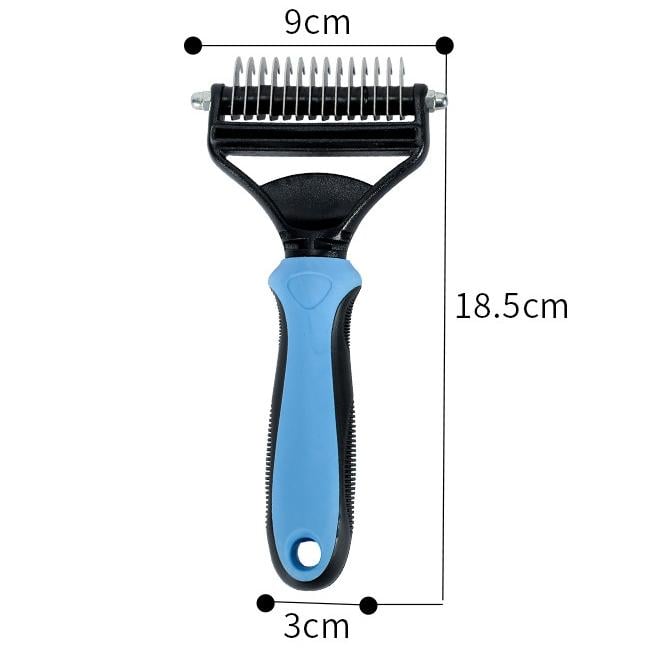 🥳2026 HOT SALE🥳💞50K+ SOLD!🔥💖 50% OFF! Gentle Deshedding Brush for Dogs & Cats – Sharp inner blades cut tangles, rounded tips protect skin. Ergonomic grip, easy to clean. Love the brush, hate the shedding. 🐈🌸