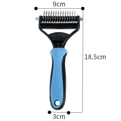 🥳2026 HOT SALE🥳💞50K+ SOLD!🔥💖 50% OFF! Gentle Deshedding Brush for Dogs & Cats – Sharp inner blades cut tangles, rounded tips protect skin. Ergonomic grip, easy to clean. Love the brush, hate the shedding. 🐈🌸