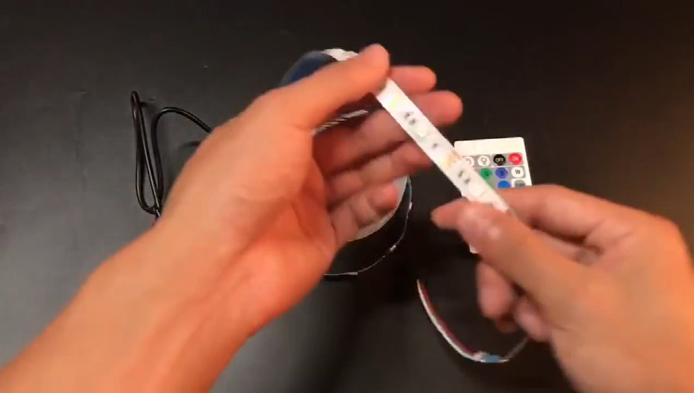 ✨ RGB LED Strip Lights – USB-driven 5050 LED-remsa med fjärrkontroll