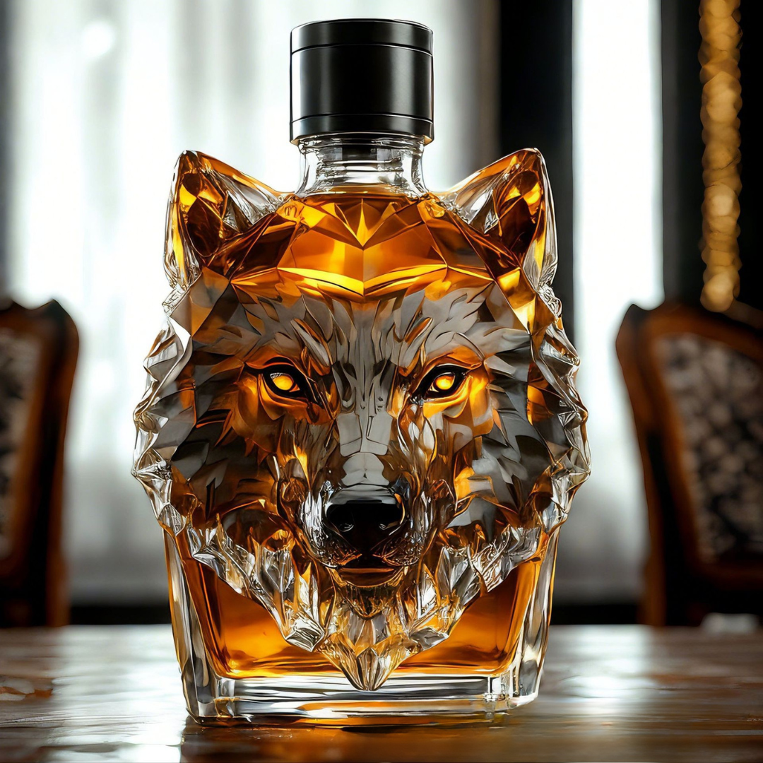 AlphaAroma™ | Wolf Whiskeyflasche