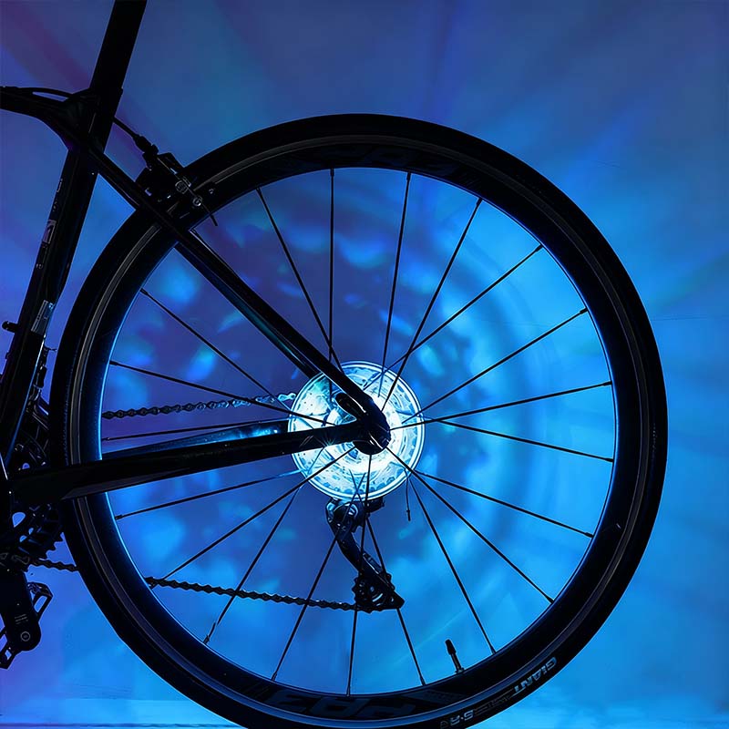 ✨ LED-Navlampa för Cykel – 360° Synlighet, Flera Färglägen & Smart Sensor